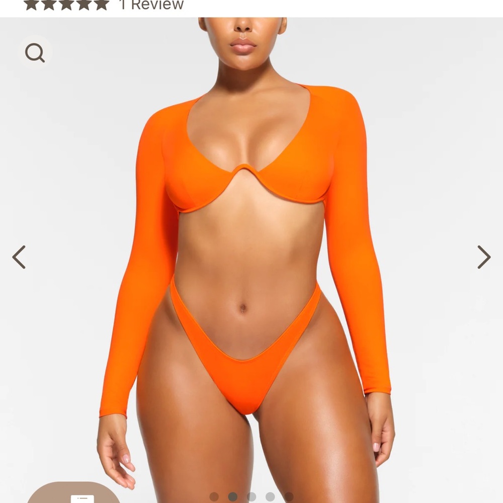 Skims orange 2 pc bikini new with tags